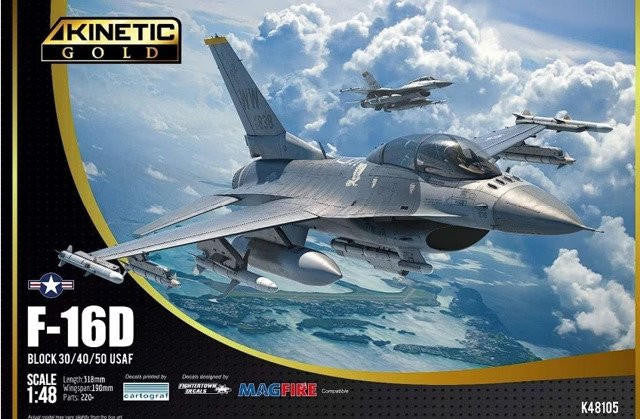 Kinetic 1/48 F-16D Falcon 48105